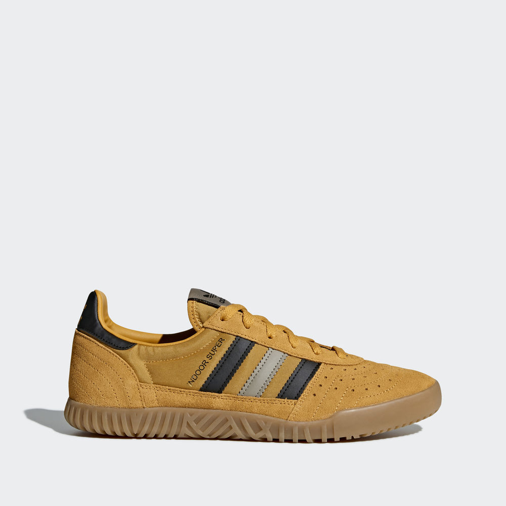 Adidas Indoor Super - Originals ανδρικα - Κίτρινα/Μαυρα,Μέγεθος: EU 36 – 54 2/3 (943RMAEU)